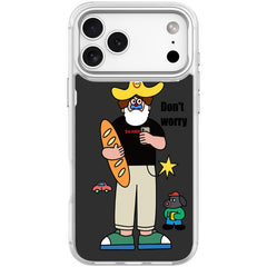 Not Anxiety Pattern Magnetic Phone Case, For iPhone 18 Pro / 17 Pro, For iPhone 18 Pro Max / 17 Pro Max, For iPhone 17