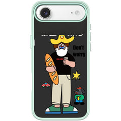 Not Anxiety Pattern Magnetic Phone Case, For iPhone Air, For iPhone 16 Pro Max, For iPhone 16 Pro