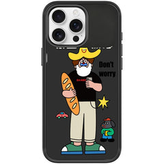 Not Anxiety Pattern Magnetic Phone Case, For iPhone 15 Pro