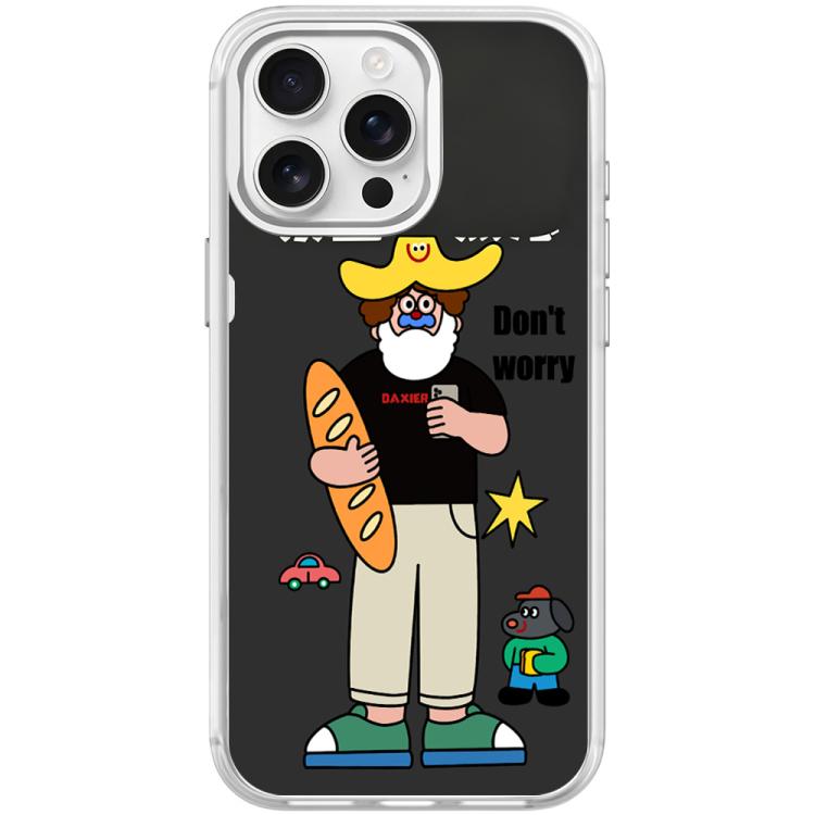 Not Anxiety Pattern Magnetic Phone Case, For iPhone 15 Pro