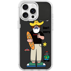 Not Anxiety Pattern Magnetic Phone Case, For iPhone 15 Pro