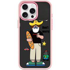 Not Anxiety Pattern Magnetic Phone Case, For iPhone 15 Pro