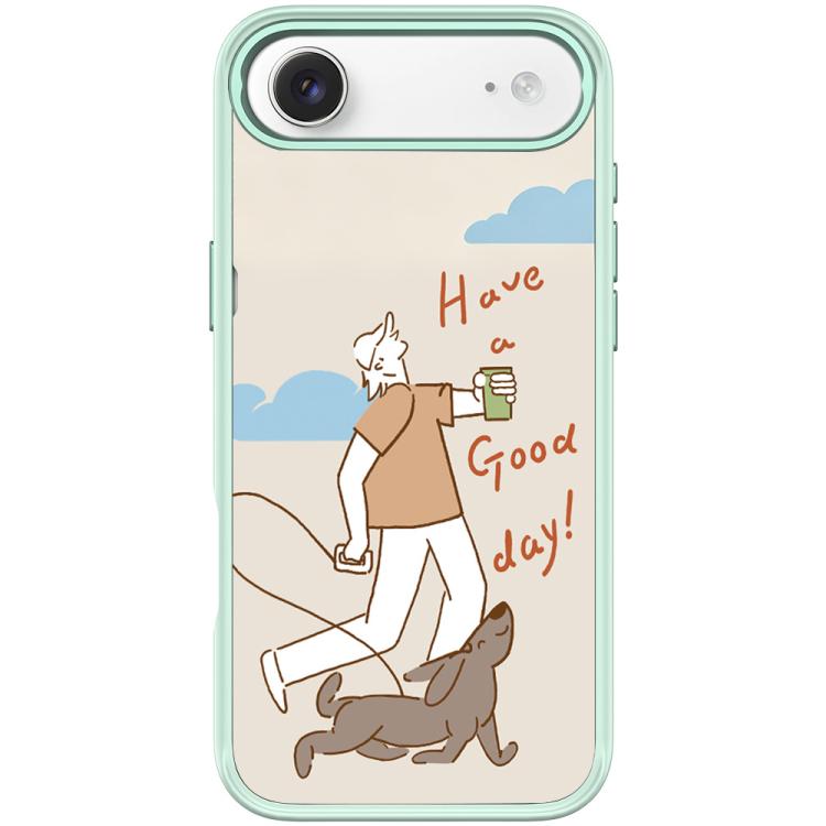 Walking Dog Pattern Magnetic Phone Case, For iPhone Air, For iPhone 16 Pro Max, For iPhone 16 Pro