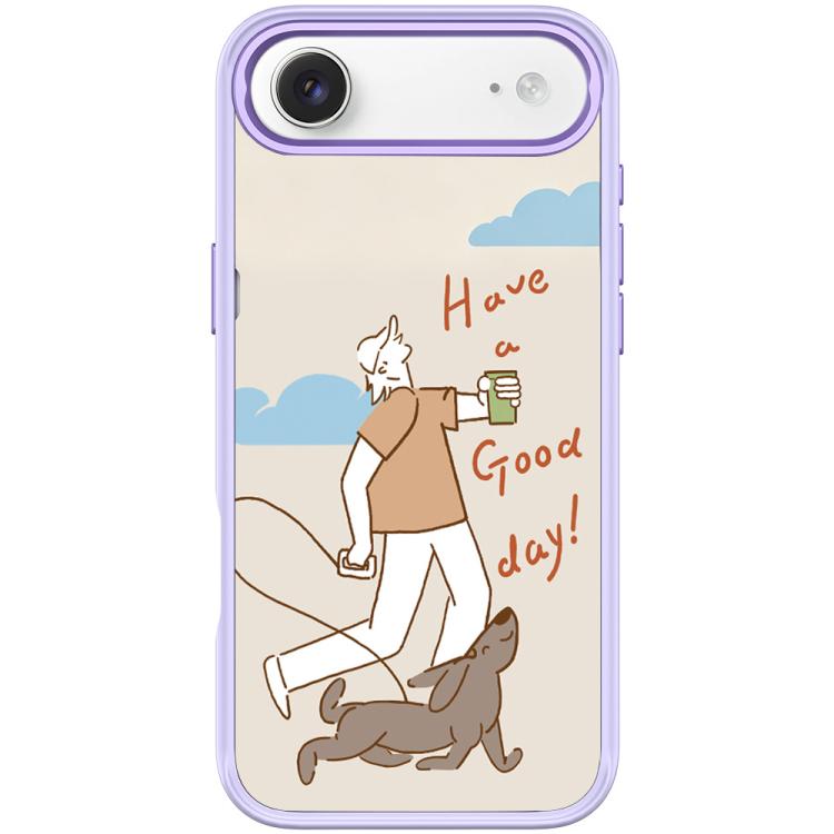 Walking Dog Pattern Magnetic Phone Case, For iPhone Air, For iPhone 16 Pro Max, For iPhone 16 Pro