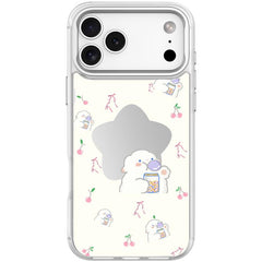 Adorable Star Sheep Pattern Magnetic Phone Case, For iPhone 17 Pro Max, For iPhone 17 Pro, For iPhone 17