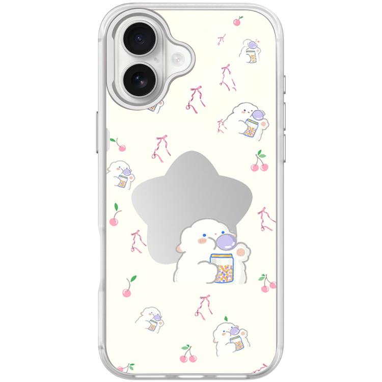 Adorable Star Sheep Pattern Magnetic Phone Case, For iPhone 17 Pro Max, For iPhone 17 Pro, For iPhone 17