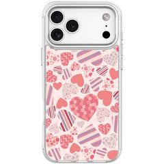 Heart Collection Pattern Magnetic Phone Case, For iPhone 17 Pro Max, For iPhone 17 Pro, For iPhone 17