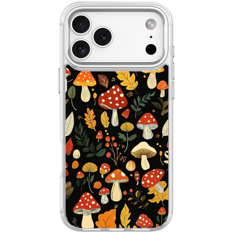Jungle Mushrooms Pattern Magnetic Phone Case, For iPhone 17 Pro Max, For iPhone 17 Pro, For iPhone 17