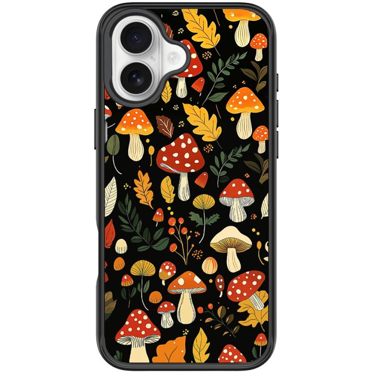 Jungle Mushrooms Pattern Magnetic Phone Case, For iPhone 17 Pro Max, For iPhone 17 Pro, For iPhone 17