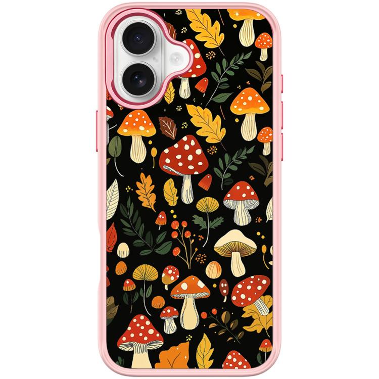 Jungle Mushrooms Pattern Magnetic Phone Case, For iPhone 17 Pro Max, For iPhone 17 Pro, For iPhone 17
