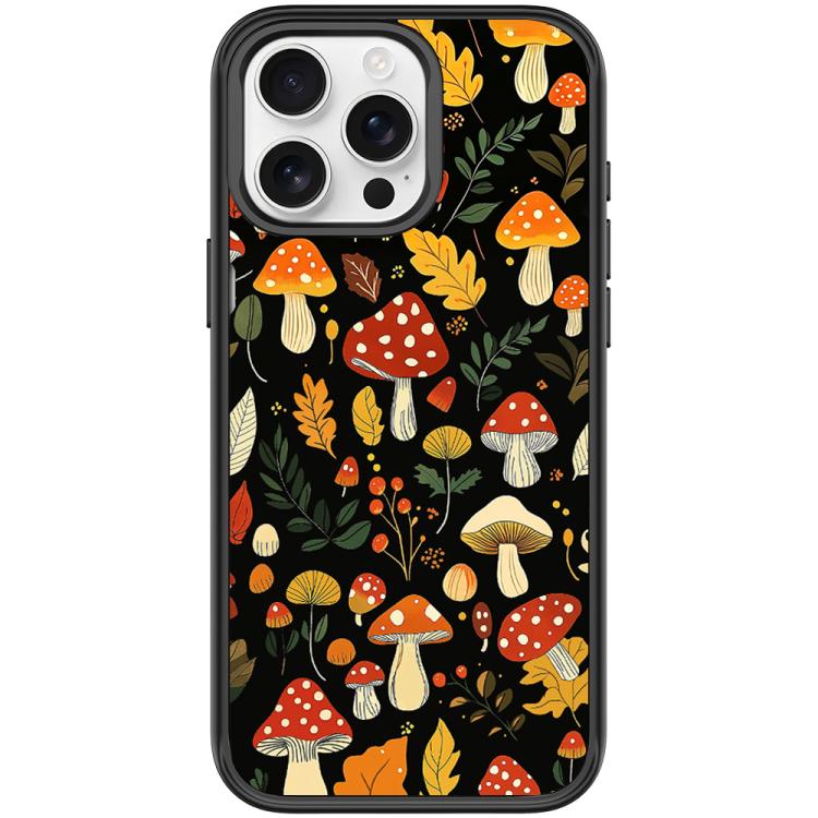 Jungle Mushrooms Pattern Magnetic Phone Case, For iPhone 15 Pro Max, For iPhone 15 Pro