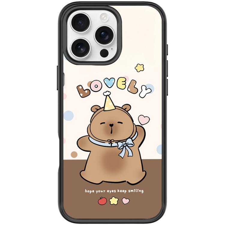 Adorable Little Capybara Pattern Magnetic Phone Case, For iPhone Air, For iPhone 16 Pro Max, For iPhone 16 Pro