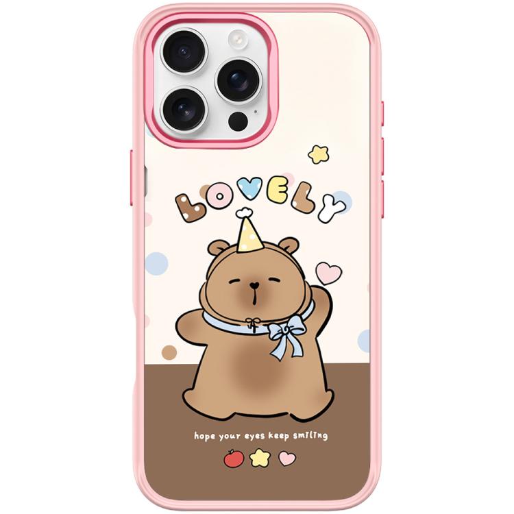 Adorable Little Capybara Pattern Magnetic Phone Case, For iPhone Air, For iPhone 16 Pro Max, For iPhone 16 Pro