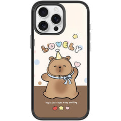 Adorable Little Capybara Pattern Magnetic Phone Case, For iPhone 15 Pro Max, For iPhone 15 Pro