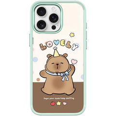 Adorable Little Capybara Pattern Magnetic Phone Case, For iPhone 15 Pro Max, For iPhone 15 Pro