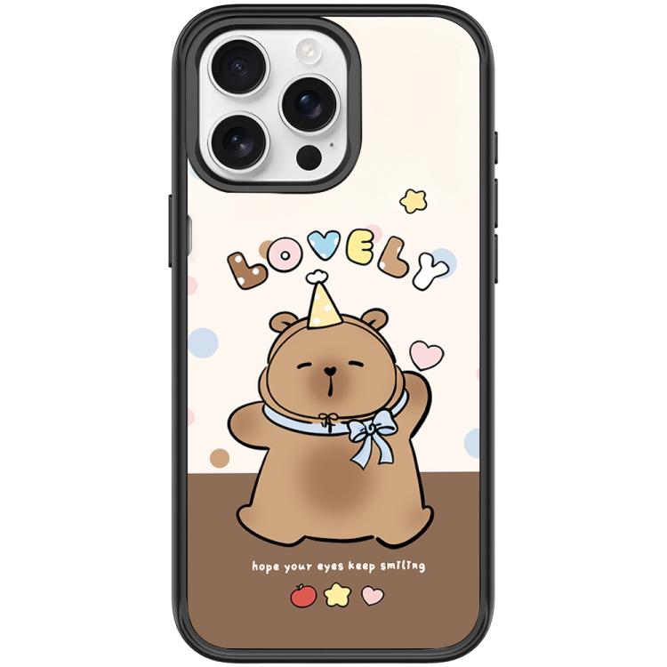Adorable Little Capybara Pattern Magnetic Phone Case, For iPhone 15 Pro Max, For iPhone 15 Pro