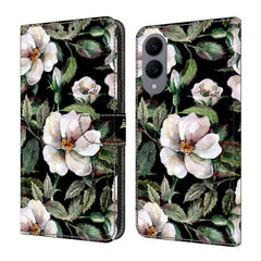 Crystal-Like Painted Vegan Leather Phone Case, For Samsung Galaxy S25 Edge 5G