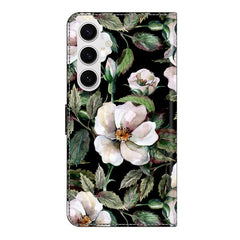 Crystal-Like Painted Vegan Leather Phone Case, For Samsung Galaxy S24+ / S25+ 5G