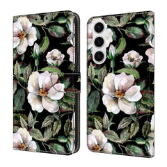Crystal-Like Painted Vegan Leather Phone Case, For Samsung Galaxy S24+ / S25+ 5G