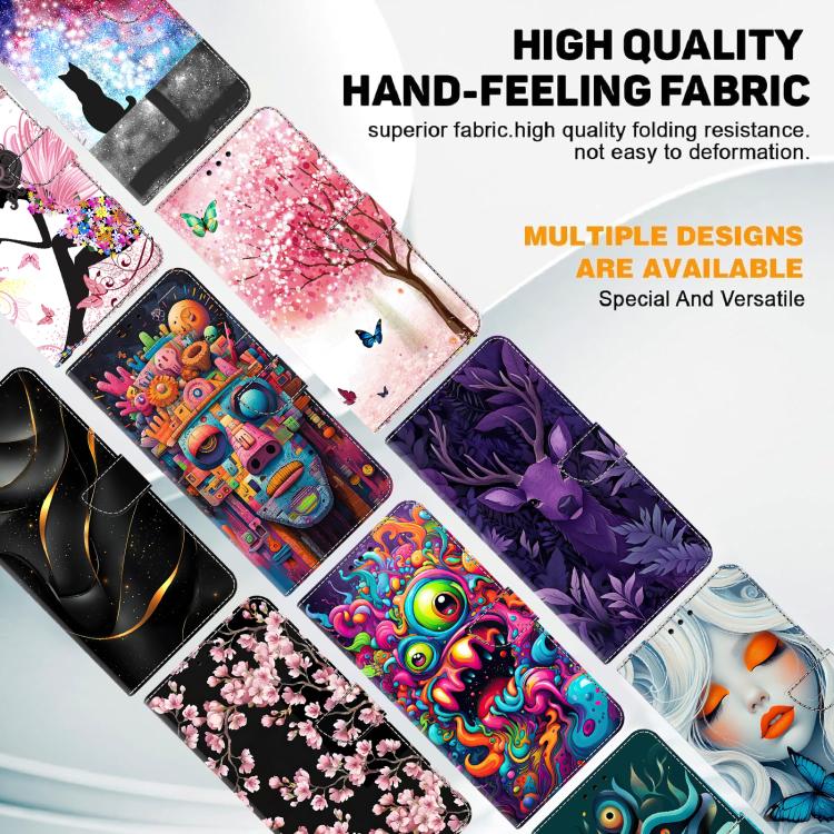 Crystal-Like Painted Vegan Leather Phone Case, For Samsung Galaxy S24 / S25 5G
