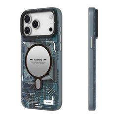YOUNGKIT Technology Series IMD Hard PC Magnetic Phone Case, For iPhone 18 Pro / 17 Pro, For iPhone 18 Pro Max / 17 Pro Max, For iPhone 17, For iPhone Air