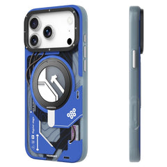YOUNGKIT Starship Series Rotation Holder IMD TPU Magnetic Phone Case, For iPhone 18 Pro / 17 Pro, For iPhone 18 Pro Max / 17 Pro Max