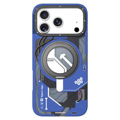 YOUNGKIT Starship Series Rotation Holder IMD TPU Magnetic Phone Case, For iPhone 18 Pro / 17 Pro, For iPhone 18 Pro Max / 17 Pro Max