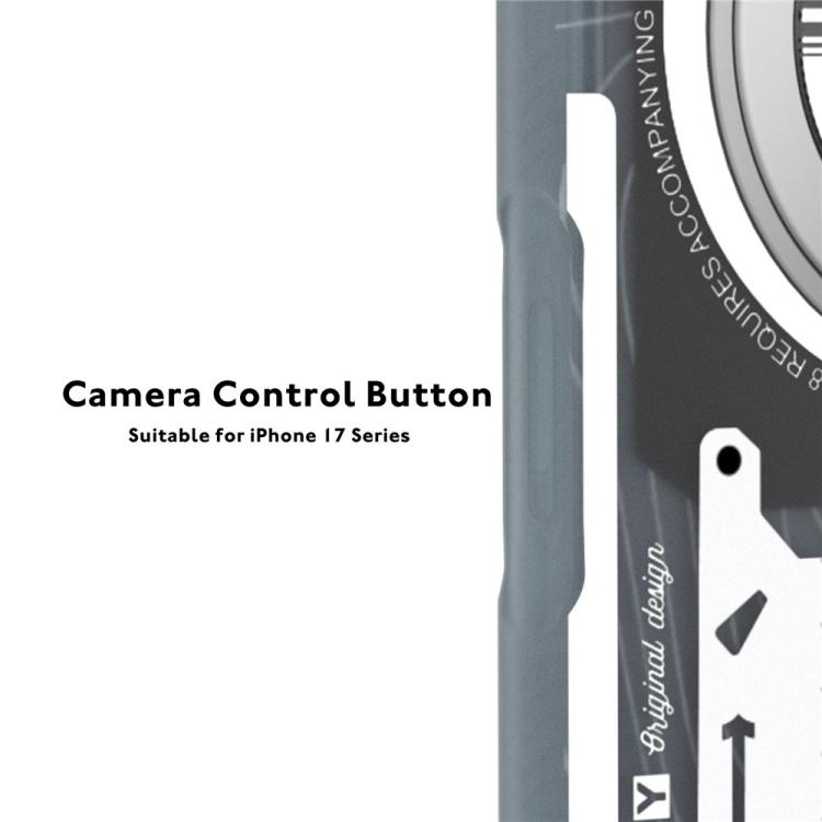 YOUNGKIT Starship Series Rotation Holder IMD TPU Magnetic Phone Case, For iPhone 17 Pro Max, For iPhone 17 Pro