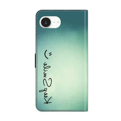 Crystal-Like Painted Vegan Leather Phone Case, For iPhone 17e / 16e
