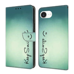 Crystal-Like Painted Vegan Leather Phone Case, For iPhone 17e / 16e