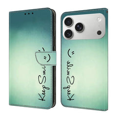 Crystal-Like Painted Vegan Leather Phone Case, For iPhone 17 Pro