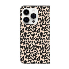 Crystal-Like Painted Vegan Leather Phone Case, For iPhone 15 Pro Max
