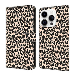 Crystal-Like Painted Vegan Leather Phone Case, For iPhone 15 Pro Max
