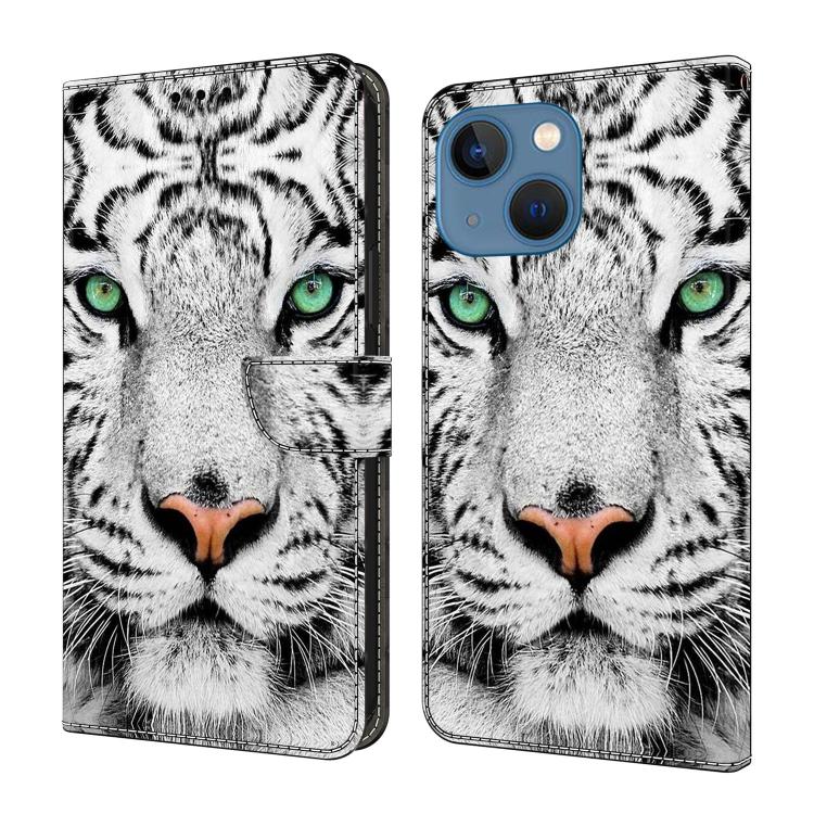 Crystal-Like Painted Vegan Leather Phone Case, For iPhone 14 / 13