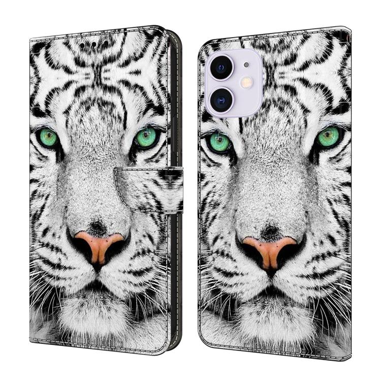 Crystal-Like Painted Vegan Leather Phone Case, For iPhone 11