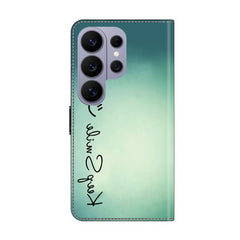 Crystal-Like Painted Vegan Leather Phone Case, For Samsung Galaxy S26 Ultra 5G