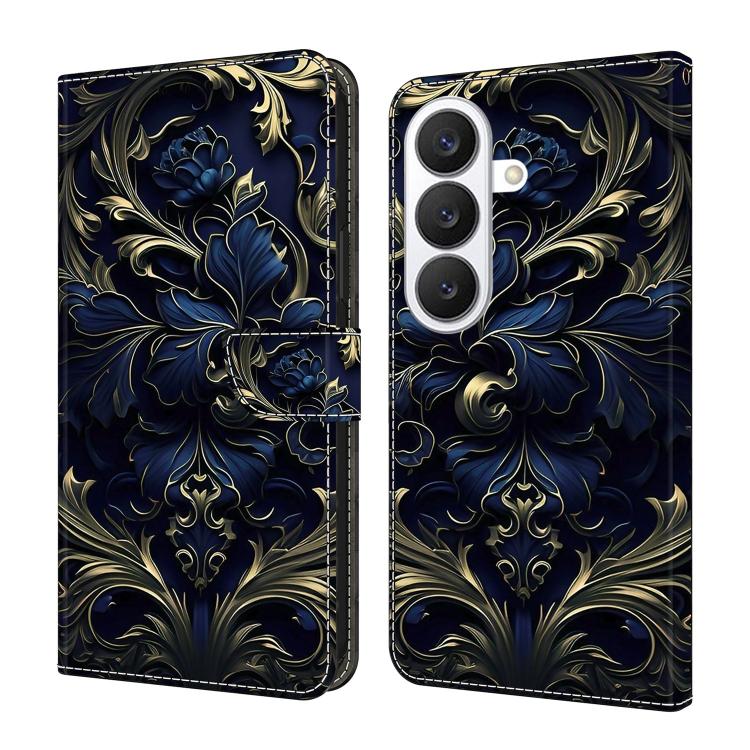 Crystal-Like Painted Vegan Leather Phone Case, For Samsung Galaxy S26+ 5G