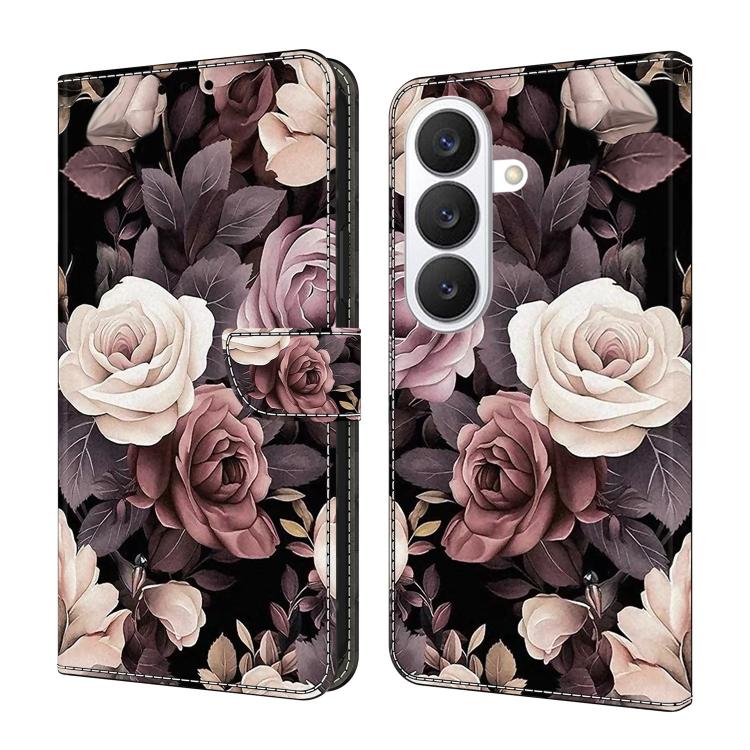 Crystal-Like Painted Vegan Leather Phone Case, For Samsung Galaxy S26+ 5G