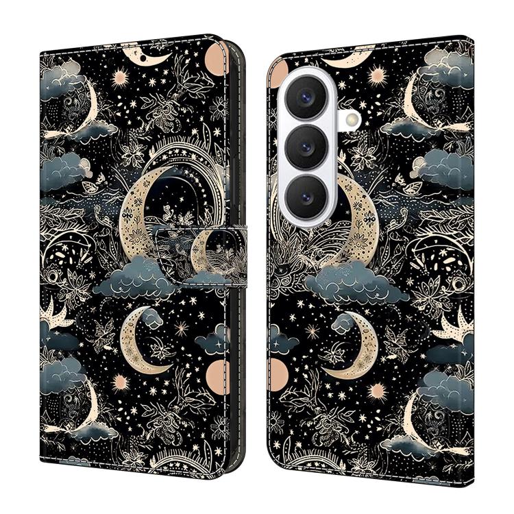 Crystal-Like Painted Vegan Leather Phone Case, For Samsung Galaxy S26+ 5G