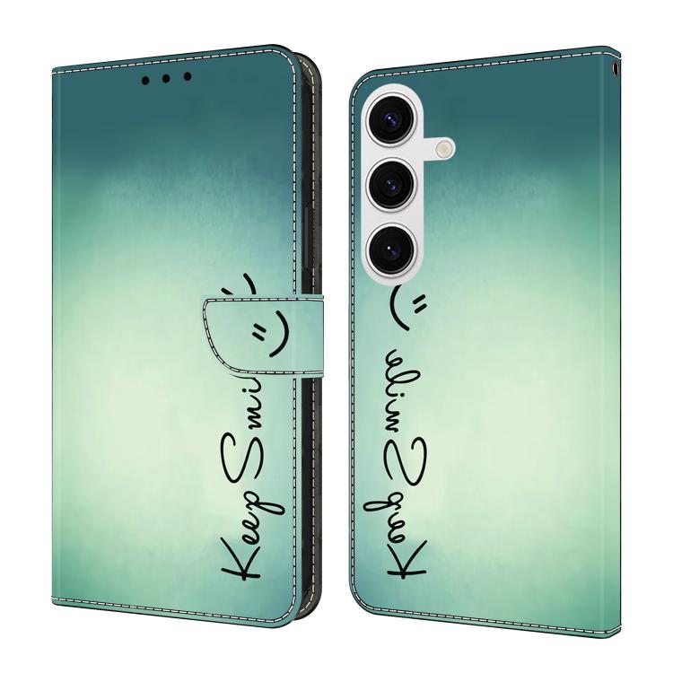 Crystal-Like Painted Vegan Leather Phone Case, For Samsung Galaxy S23+ 5G