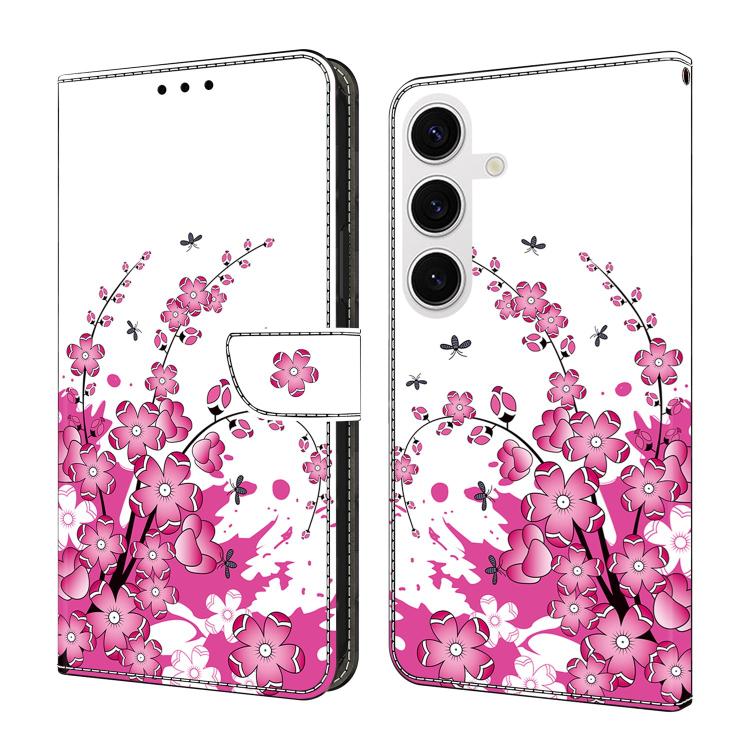 Crystal-Like Painted Vegan Leather Phone Case, For Samsung Galaxy S23+ 5G
