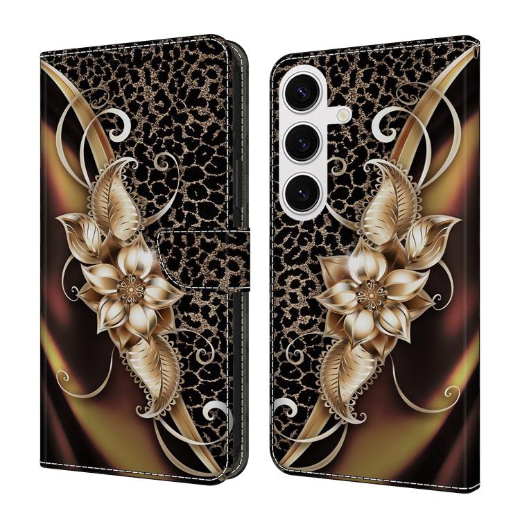 Crystal-Like Painted Vegan Leather Phone Case, For Samsung Galaxy S23+ 5G