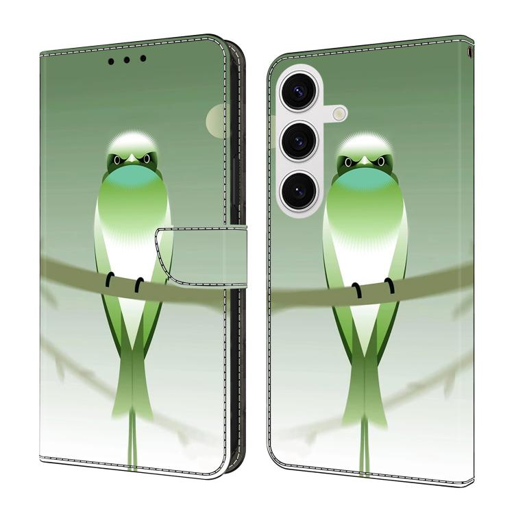 Crystal-Like Painted Vegan Leather Phone Case, For Samsung Galaxy S23+ 5G