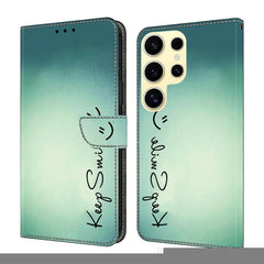 Crystal-Like Painted Vegan Leather Phone Case, For Samsung Galaxy S23 Ultra 5G