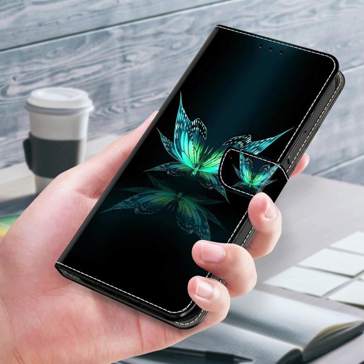 Crystal-Like Painted Vegan Leather Phone Case, For iPhone Air