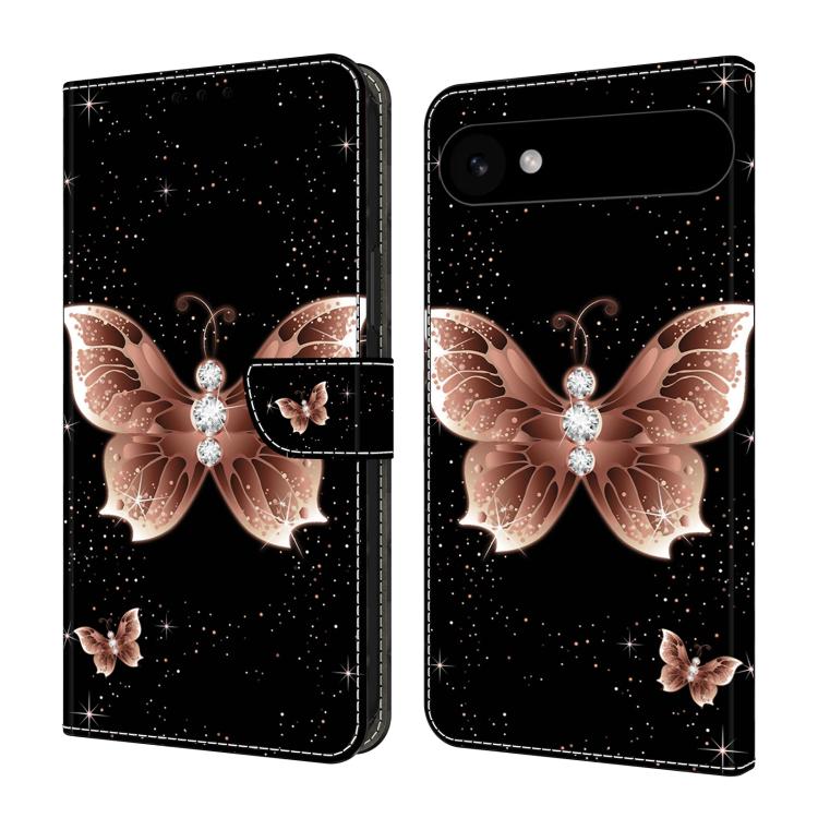 Crystal-Like Painted Vegan Leather Phone Case, For iPhone Air