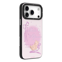 YOUNGKIT Cute Animal Time Series Magnetic IMD TPU Phone Case, For iPhone 18 Pro / 17 Pro, For iPhone 18 Pro Max / 17 Pro Max