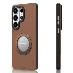 YOUNGKIT Technology Skin Series Rotation Holder Magnetic Phone Case, For Samsung Galaxy S26 Ultra 5G