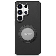 YOUNGKIT Technology Skin Series Rotation Holder Magnetic Phone Case, For Samsung Galaxy S26 Ultra 5G