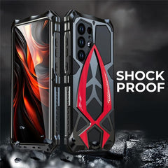 Sports Car Metal Silicone Shockproof Phone Case with Film, For Samsung Galaxy S26 Ultra 5G, For Samsung Galaxy S25 Ultra 5G, For Samsung Galaxy S24 Ultra 5G
